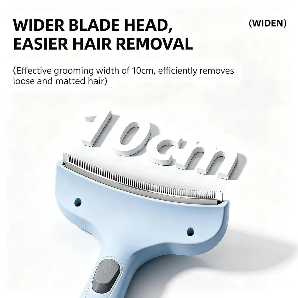 Professional Ergonomic Curved Pet Grooming Comb – Deshedding Brush for Dogs & Cats