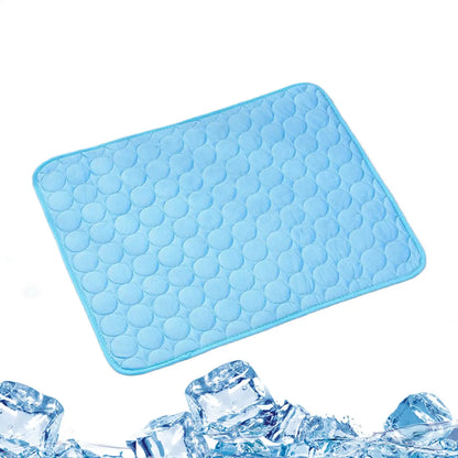 Pet Cooling Mat for Dogs & Cats – Ice-Silk Self-Cooling Pad, Tear-Resistant, Summer Relief for All Breeds