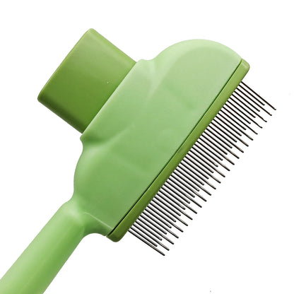 Self-Cleaning Grooming Brush for Dogs & Cats – Hair Removal & Dematting Comb