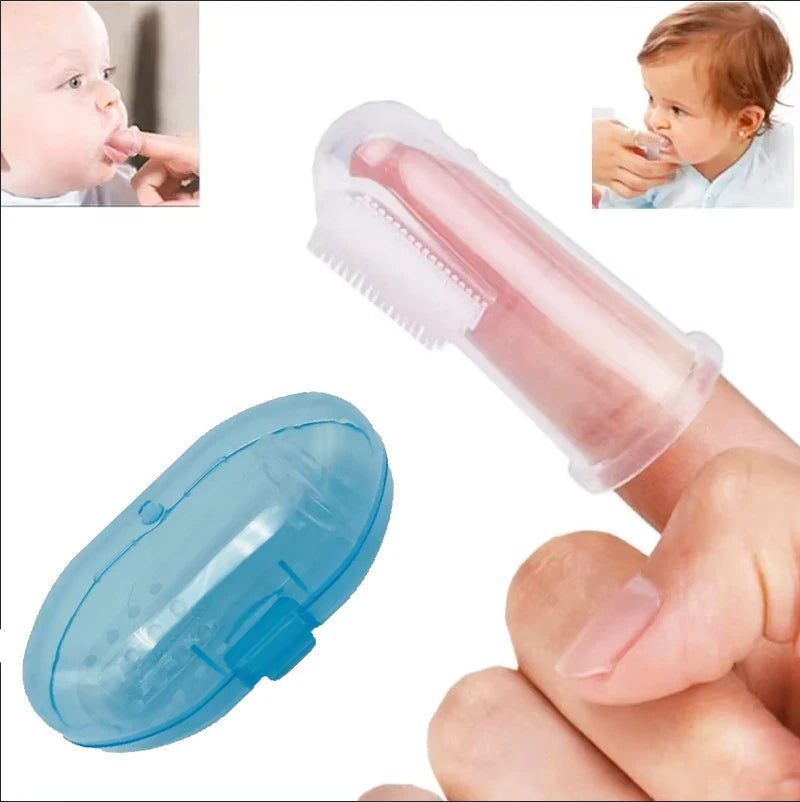 Silicone Finger Toothbrush for Pets, Ultra Soft Dental Care - for Dog Cat Teeth Cleaning & Oral Hygiene