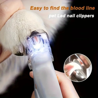 LED Pet Nail Clipper – See-in-the-Dark Precision for Cat & Dog Nails
