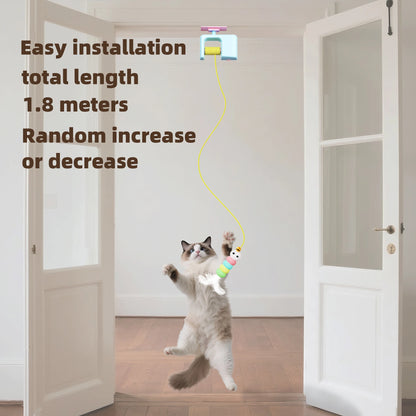 Interactive Rechargeable Cat Toy – Automatic Electric Hanging Flying Bird