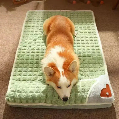 Cama para cães lavável na máquina, removível, ortopédica, ideal para o inverno em cães de pequeno, médio e grande porte, além de gatos.