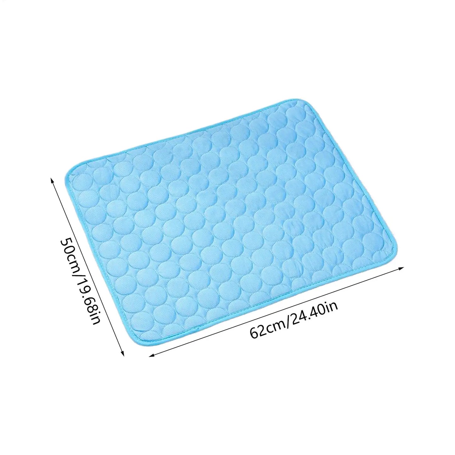 Pet Cooling Mat for Dogs & Cats – Ice-Silk Self-Cooling Pad, Tear-Resistant, Summer Relief for All Breeds