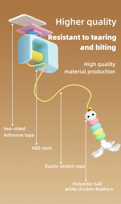 Interactive Rechargeable Cat Toy – Automatic Electric Hanging Flying Bird