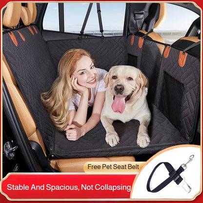 Car Seat Cover for Dogs with Extension – Waterproof, Non-Slip & Hammock Style – Protection and Comfort