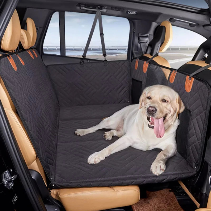 Car Seat Cover for Dogs with Extension – Waterproof, Non-Slip & Hammock Style – Protection and Comfort