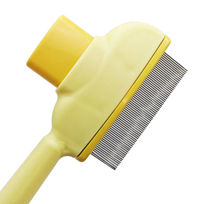 Self-Cleaning Grooming Brush for Dogs & Cats – Hair Removal & Dematting Comb