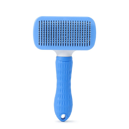 Self-Cleaning Grooming Brush for Dogs & Cats – Hair Removal & Dematting Comb
