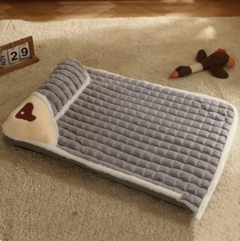 Cama para cães lavável na máquina, removível, ortopédica, ideal para o inverno em cães de pequeno, médio e grande porte, além de gatos.