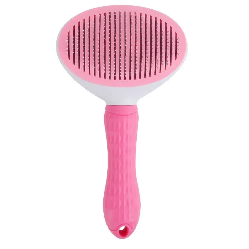 Self-Cleaning Grooming Brush for Dogs & Cats – Hair Removal & Dematting Comb