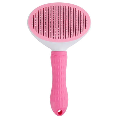 Self-Cleaning Grooming Brush for Dogs & Cats – Hair Removal & Dematting Comb