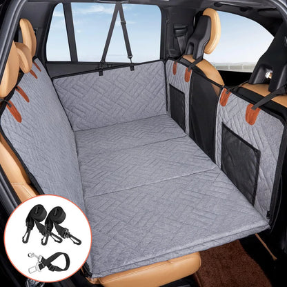 Car Seat Cover for Dogs with Extension – Waterproof, Non-Slip & Hammock Style – Protection and Comfort