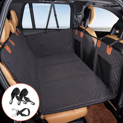 Car Seat Cover for Dogs with Extension – Waterproof, Non-Slip & Hammock Style – Protection and Comfort