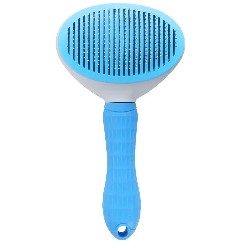 Self-Cleaning Grooming Brush for Dogs & Cats – Hair Removal & Dematting Comb
